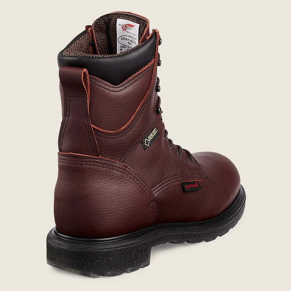 Work Støvler Herre - Red Wing Supersole® 2.0 - 8-Inch Insulated Waterproof Soft Toe - Bordeaux - WFS